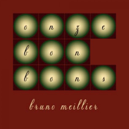 Pochette CD Onze Bonbons, graphisme, print