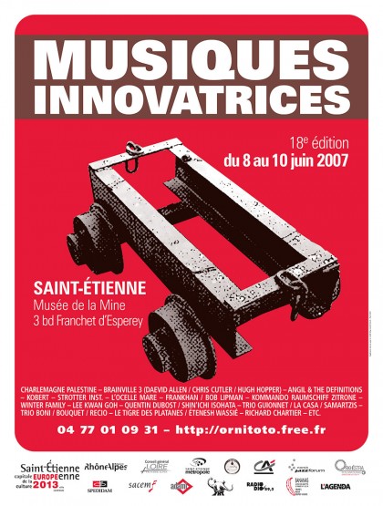 Affiche du Festival Musiques Innovatrices 2007, graphisme, print