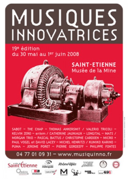 Graphisme et prépresse Festival Musiques Innovatrices 2008, graphisme, print